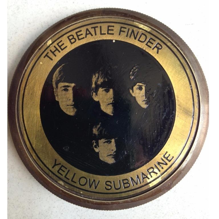 Beatles Yellow Submarine Brass Compass, Hobbies & Toys, Memorabilia & Collectibles, Vintage