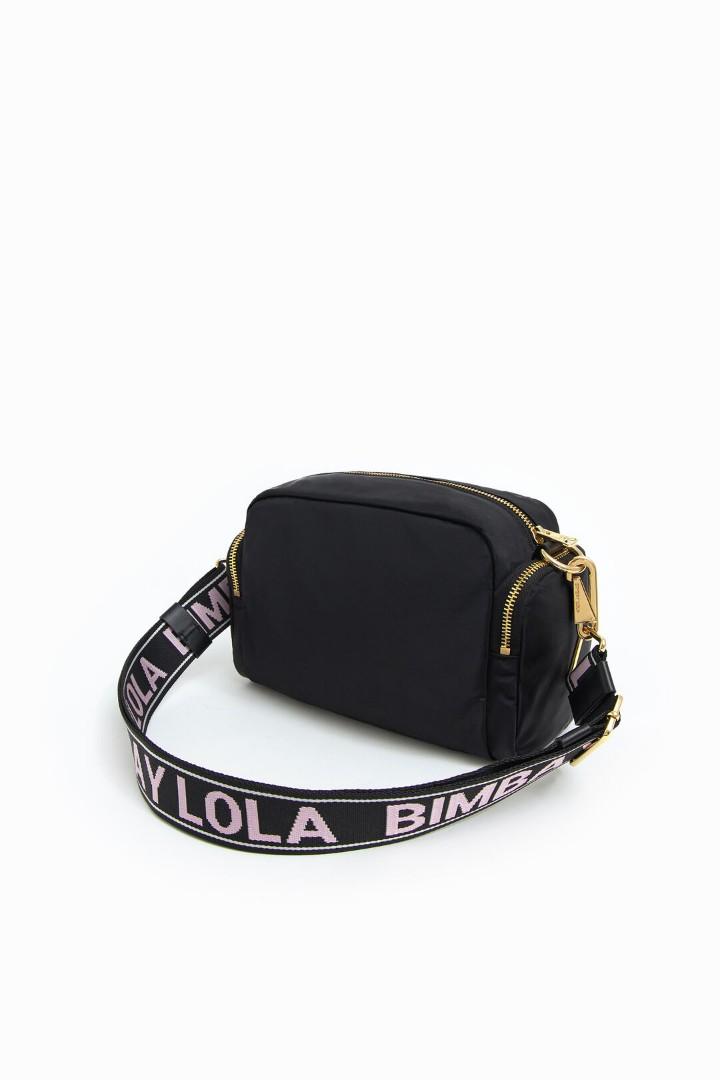Bimba y lola M BLACK NYLON CROSSBODY BAG, Luxury, Bags \u0026 Wallets on  Carousell