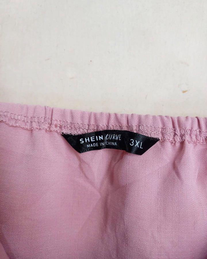 Blouse Shein Pink, Fesyen Wanita 