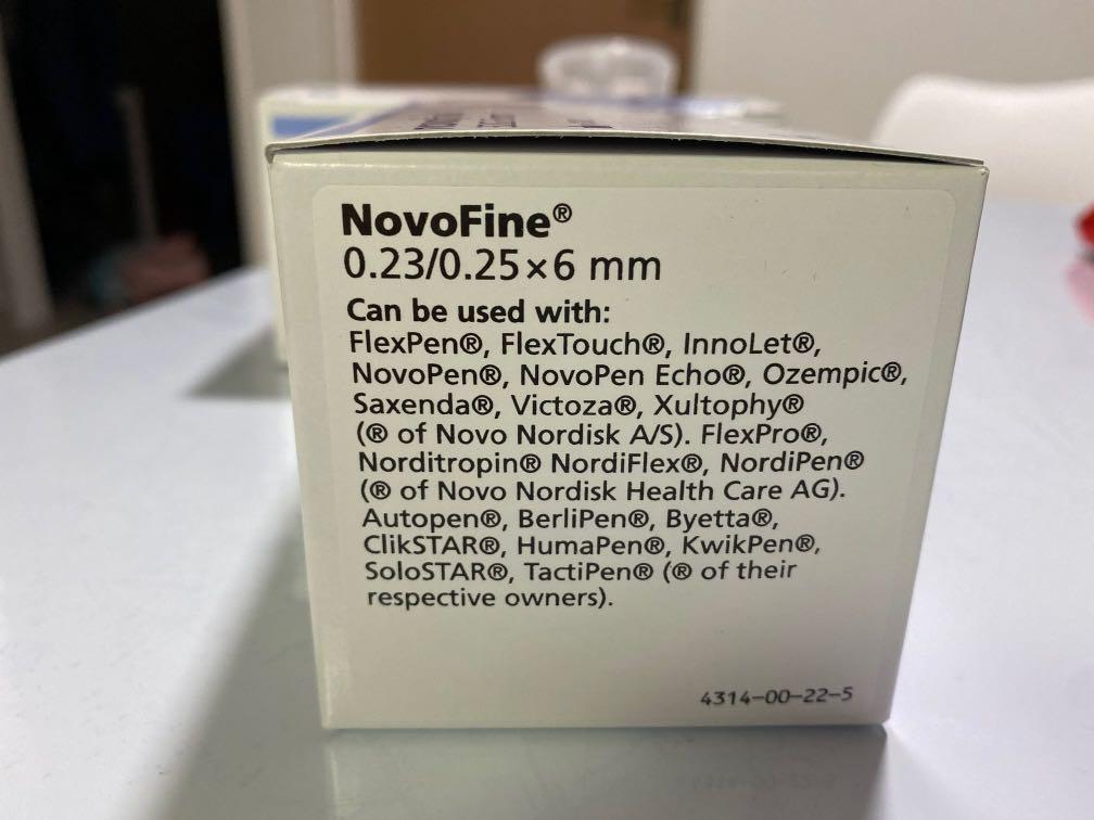 Novofine 32G 6MM, Health & Nutrition, Medical Supplies & Tools on Carousell