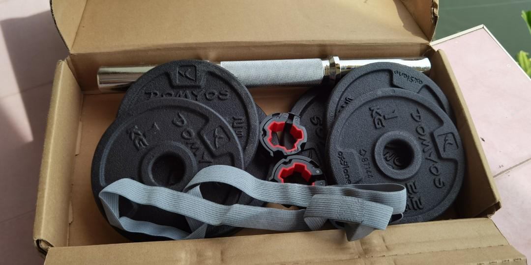 Body building kit 10kgs, Sports Equipment, Exercise & Fitness, Weights
