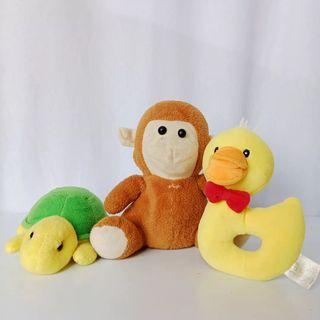 Boneka Preloved / Bekas / Second | Boneka Monyet Lucu | Boneka Bebek Bayi | Boneka Kura-kura Mainan Anak-anak