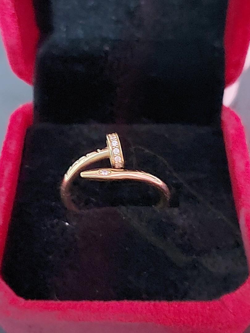 Cartier Nail Ring size 6, Women's Fashion, Jewelry & Organizers, Rings