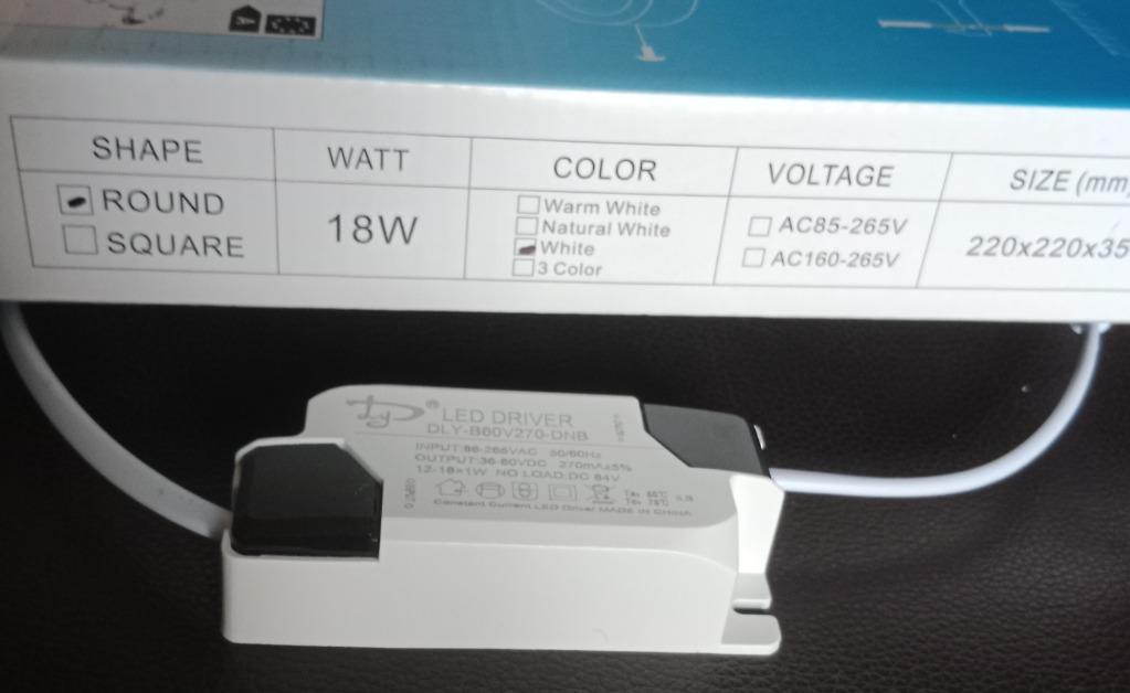 Ceiling LED light driver , LED starter, Furniture & Home Living ...