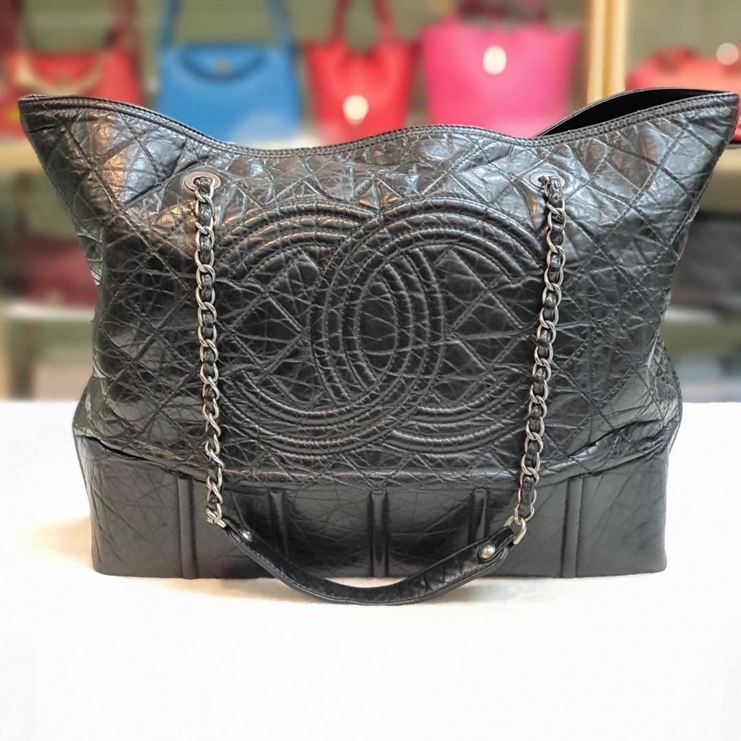 Chanel Large Shopping Tote, Luxury, Bags & Wallets on Carousell