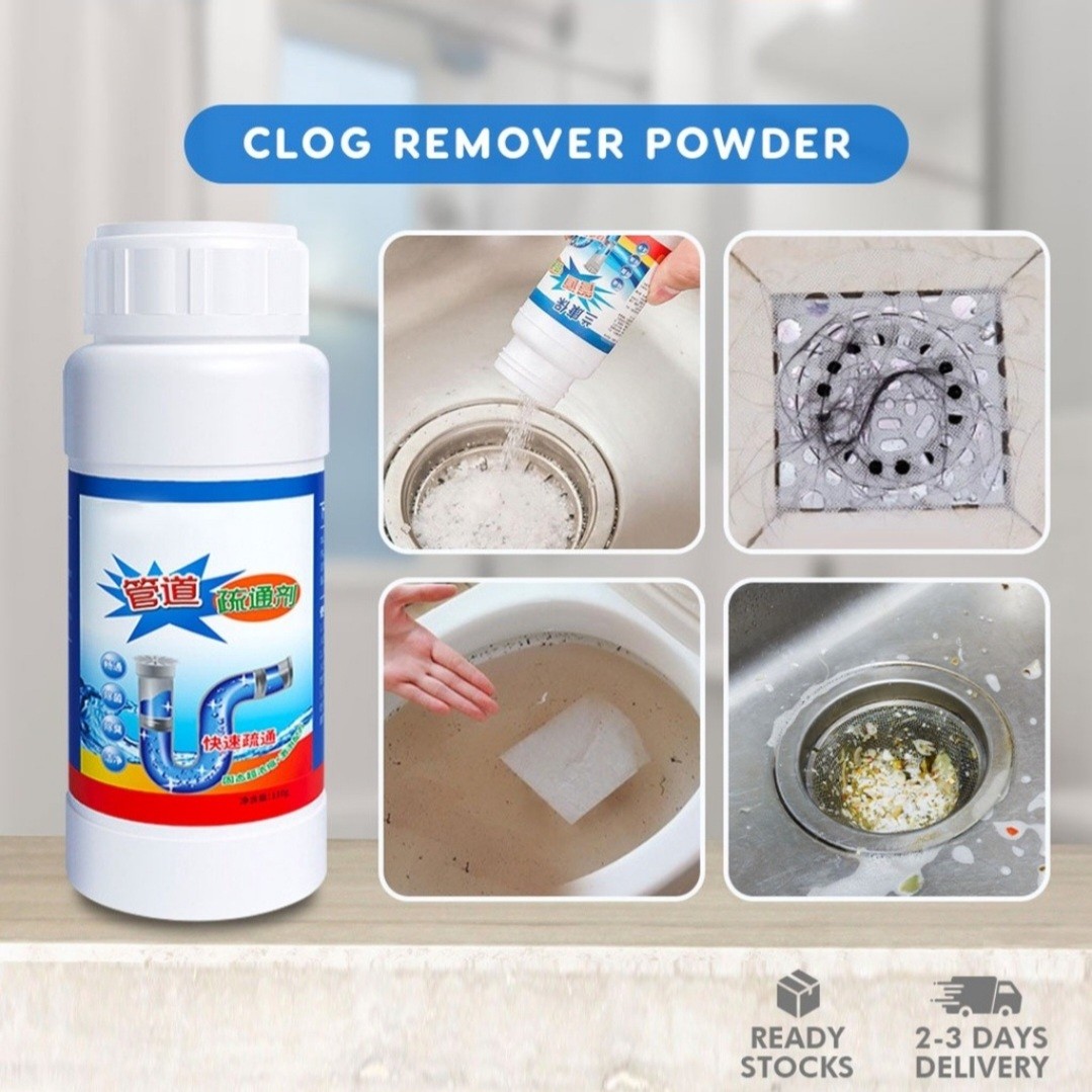 Drain Cleaner & Clog Remover/Ubat Singki Tandas/Anti-Rust