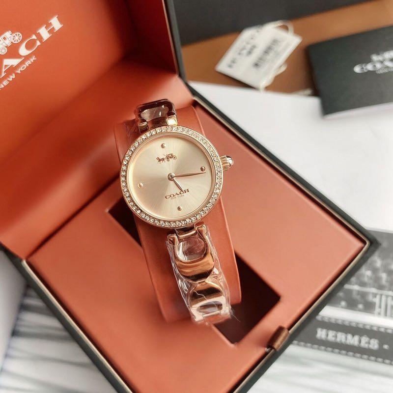 Coach park on sale watch carnation gold