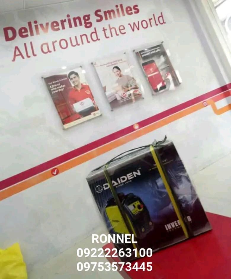 DAIDEN DDIW-300A Digital Inverter Welding Machine - Ganuine (Category: Construction Tools & Equipment) located in Valenzuela. Submitted by ronnelpowertools (Listing ID 1166736636, Image 3). Description: Price - 6,500 DR DAIDEN DDIW-300A Digital Inverter Welding Machine - Ganuine Model: DDIW-300 Rated Input voltage: AC220V+-15 Frequency: 50-60Hz Welding current range: 20~300A/20.8~32V Rated duty cycle: 30% No-load voltage: 60V Efficiency: 80% Hous