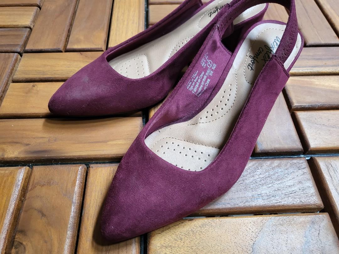 cole haan block heel pump