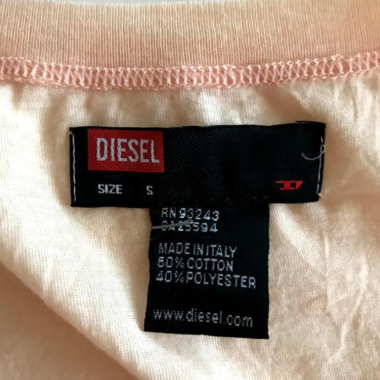 Diesel V-Neck Logo Sweater, Fesyen Wanita, Pakaian Wanita ...