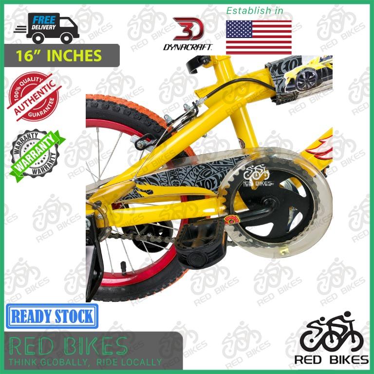 Dynacraft hot wheels hotsell 16 inch bike