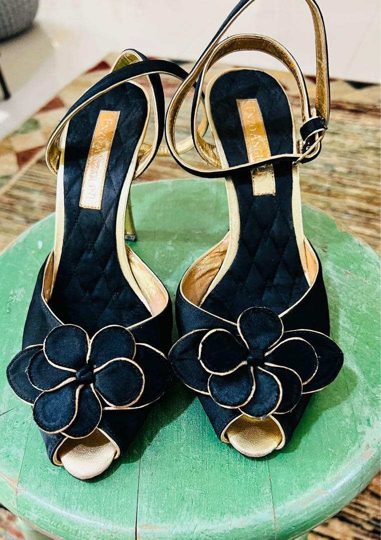 Enzo angiolini gold heels hotsell