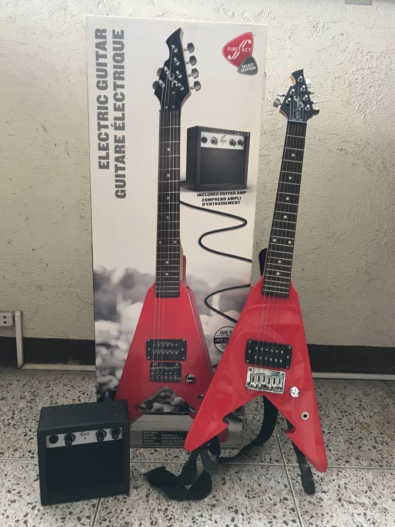 First act red discount electric guitar