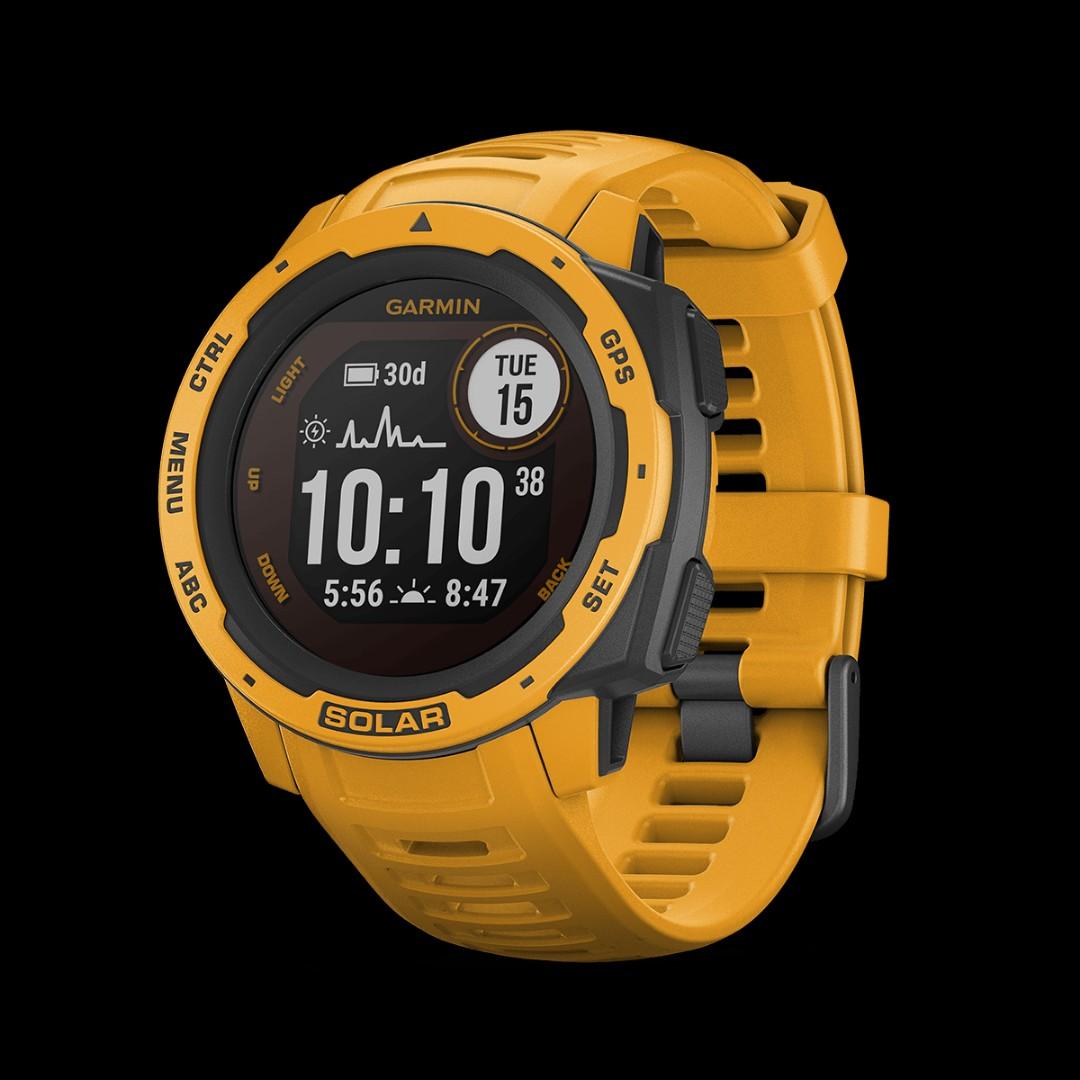 Garmin instinct solar sunburst yellow