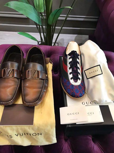 Gucci LV Shoes Men s Fashion Footwear Casual shoes on Carousell