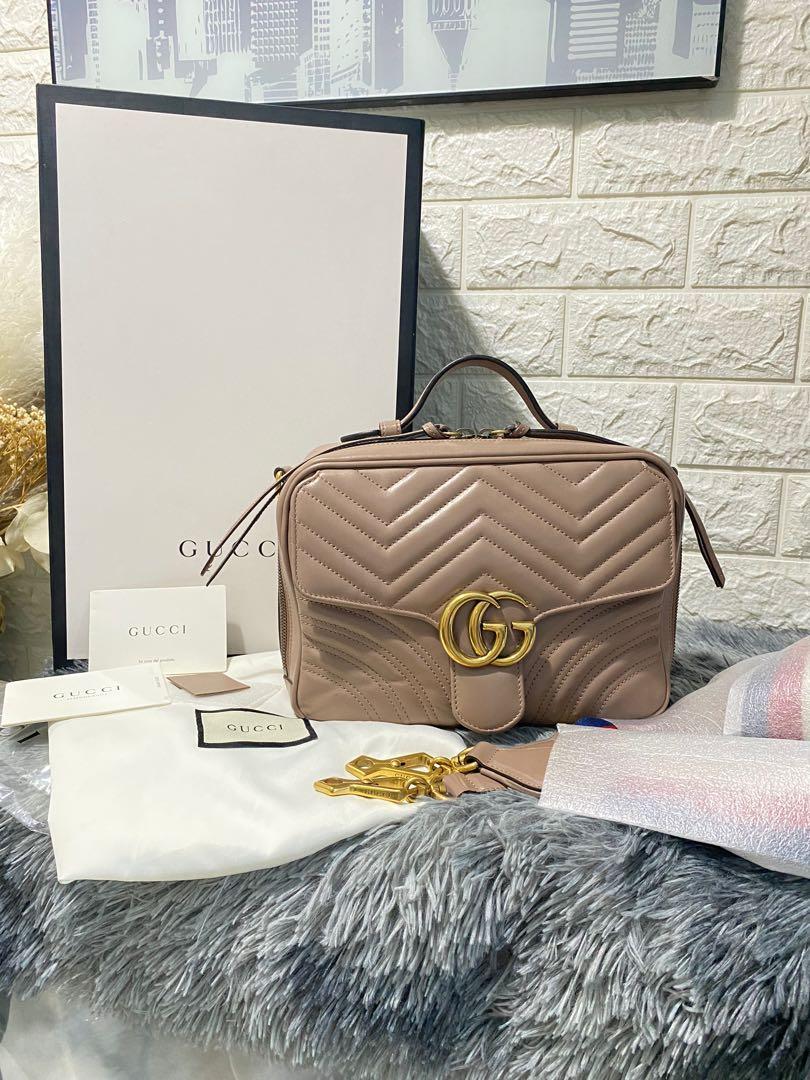 Gucci marmont matelasse nude shop