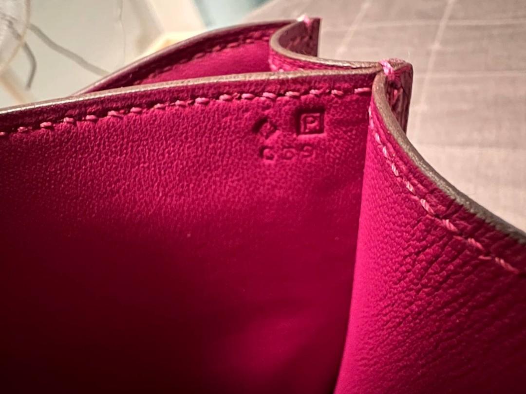 Constance elan leather handbag Hermès Red in Leather - 34794754