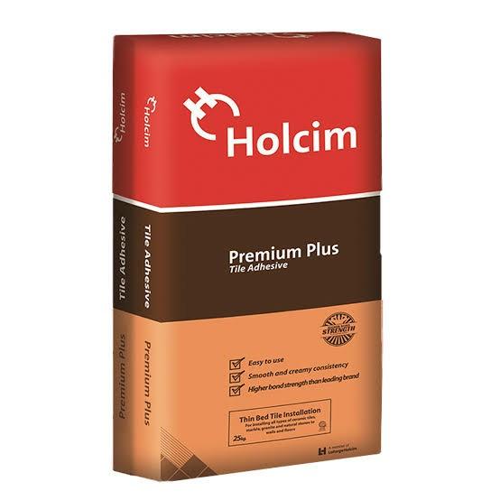 Holcim tile adhesive (Category: Construction & Building Materials) located in Quezon City. Submitted by francis.francis12 (Listing ID 1166727789, Image 1). Description: Holcim tile adhesive gray, 25kg per bag.