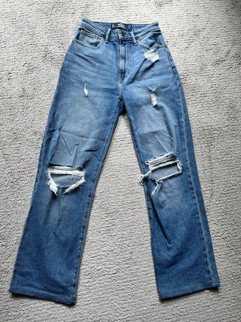 Hollister ultra high rise Dad Jeans, 女 