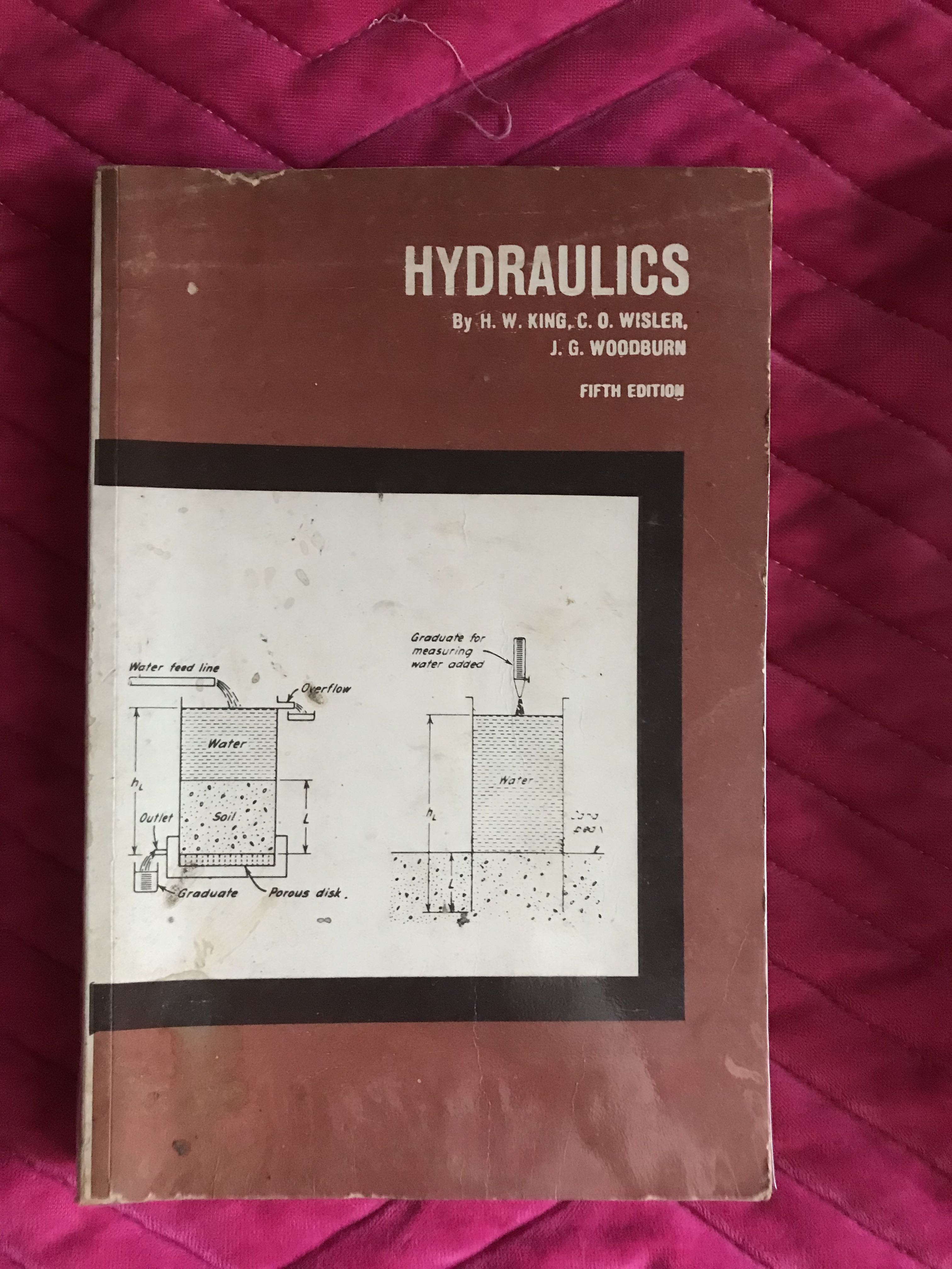 Hydraulics by King, Winsler and Woodburn, Hobbies & Toys, Books