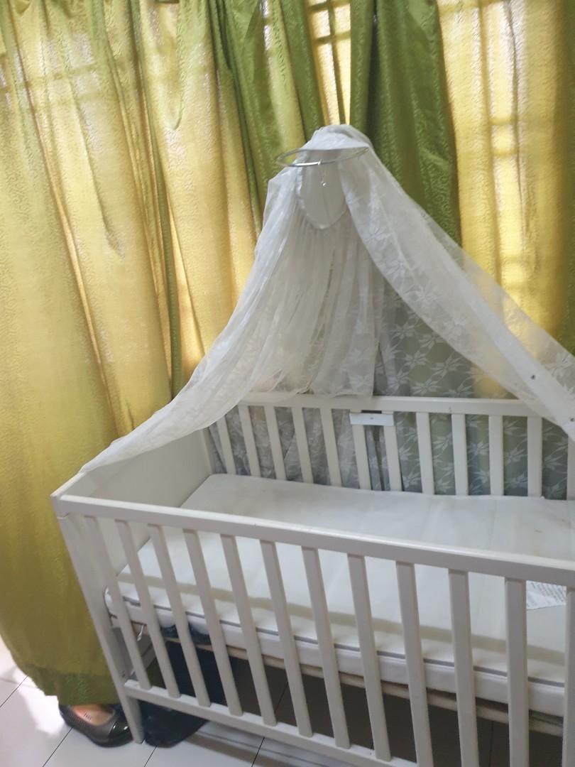 Ikea baby bed and mattress, Babies & Kids, Baby Nursery & Kids