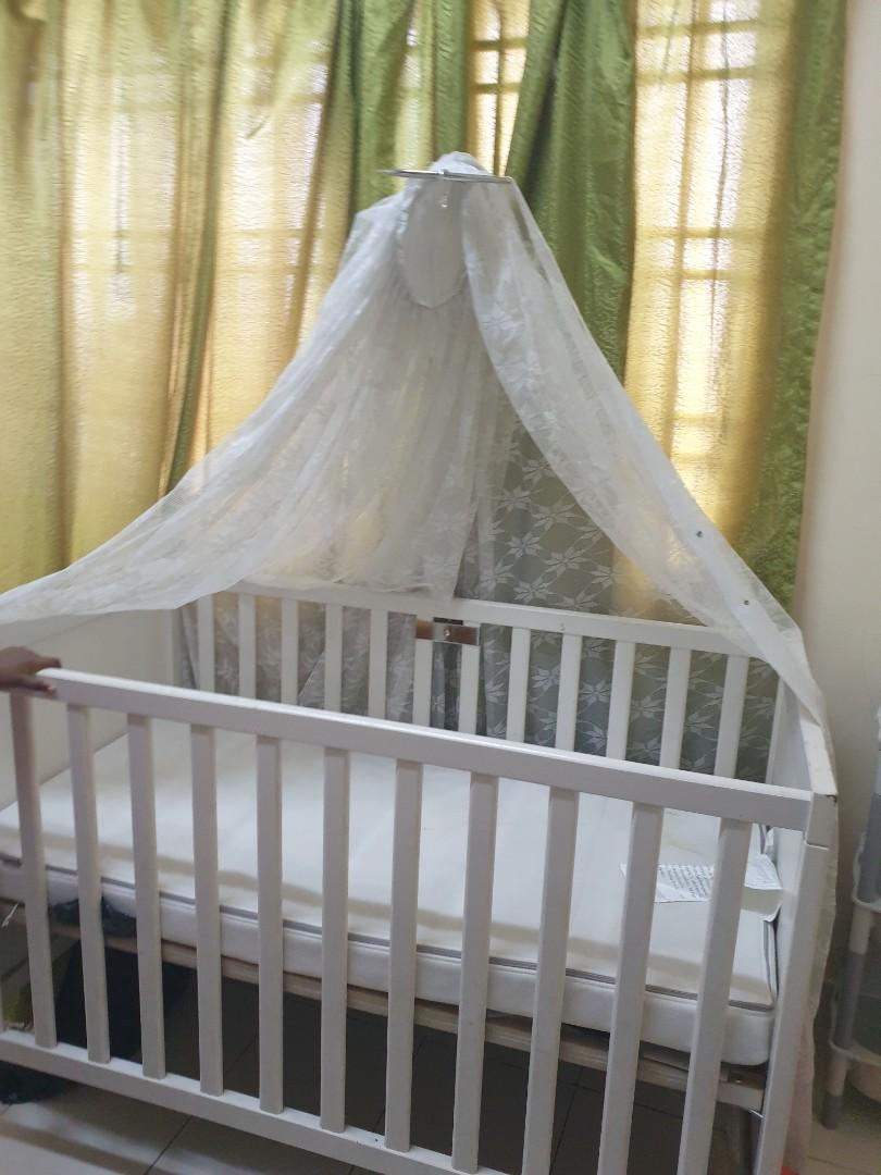 Ikea baby bed and mattress, Babies & Kids, Baby Nursery & Kids