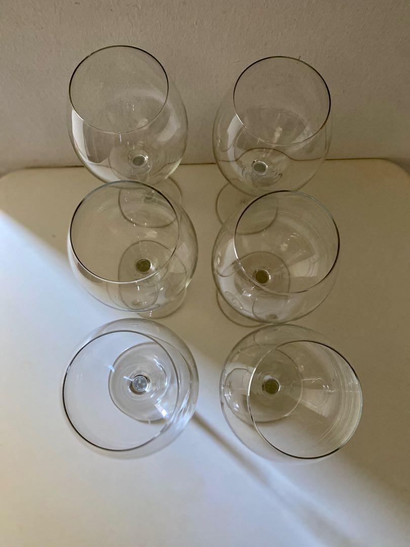 Ikea Large Wine Glasses x6, Furniture & Home Living, Kitchenware
