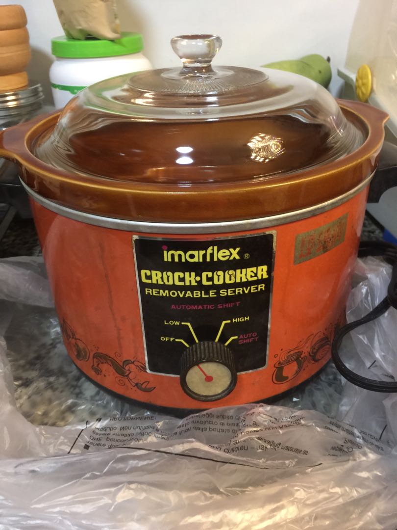 Imarflex slow cooker crock pot cooker, Furniture & Home Living