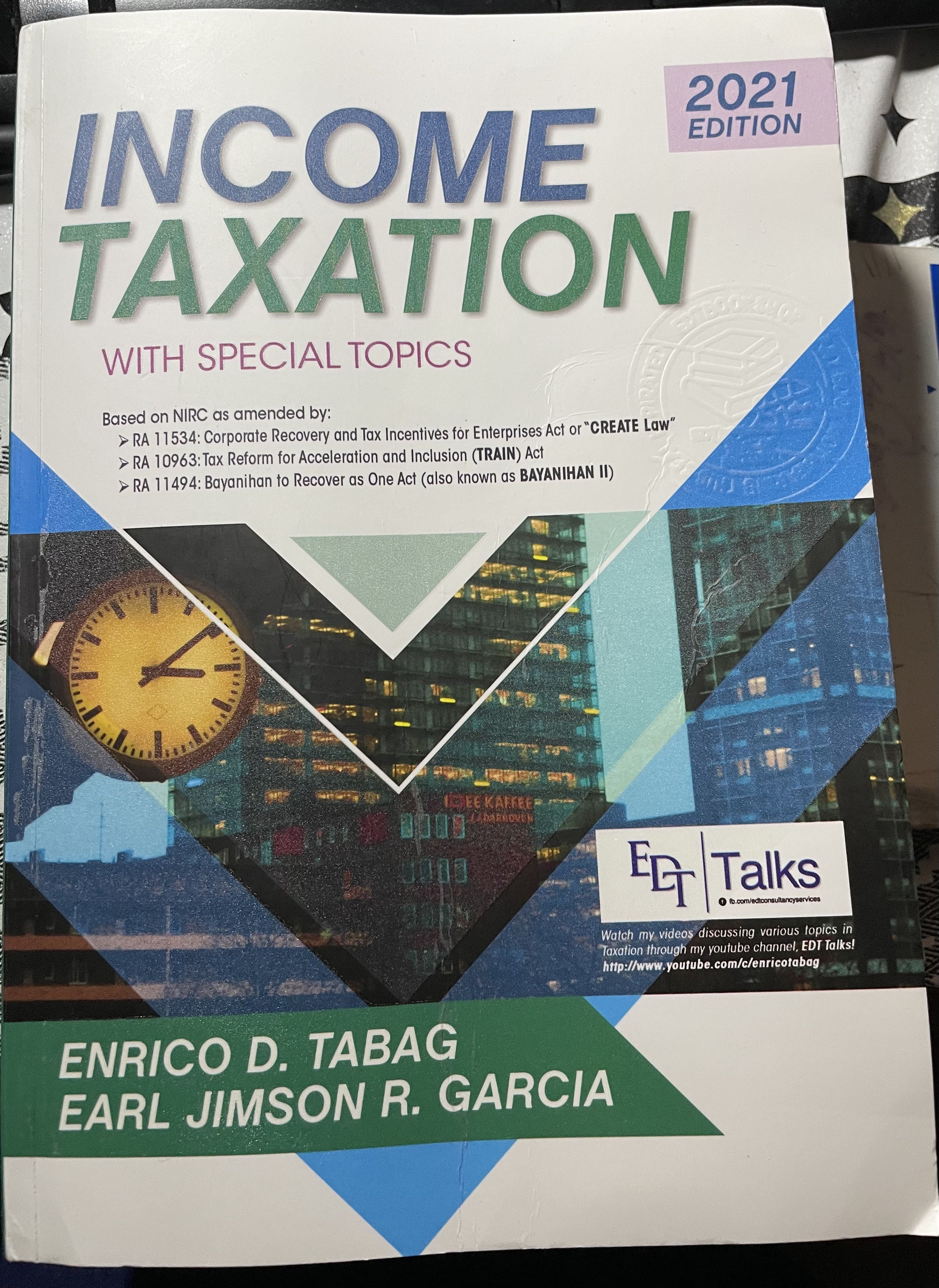 Taxation book 2021 Edition, Hobbies & Toys, Books & Magazines