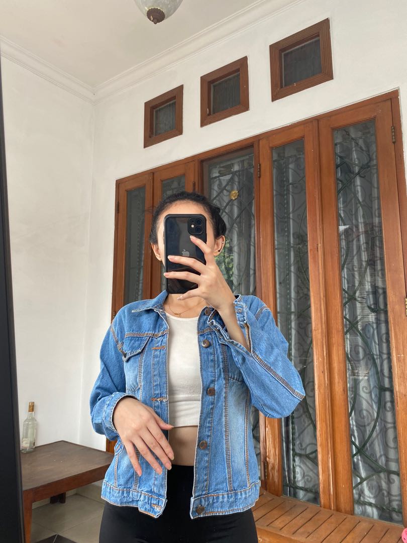Jaket jeans washed 2025