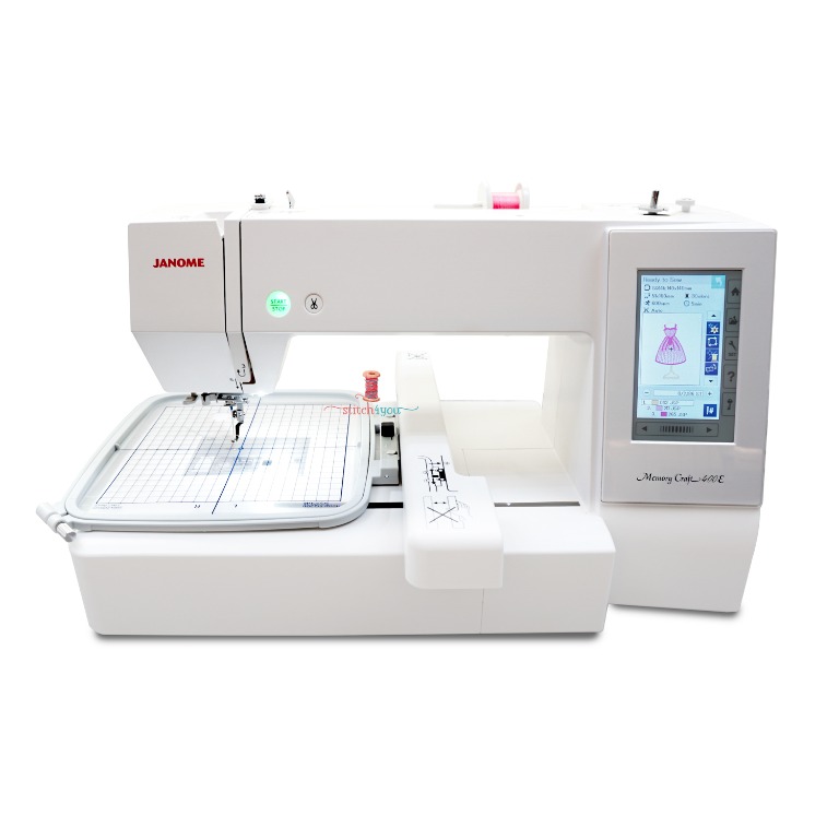 Janome MC400E Embroidery Machine, Hobbies & Toys, Stationery & Craft