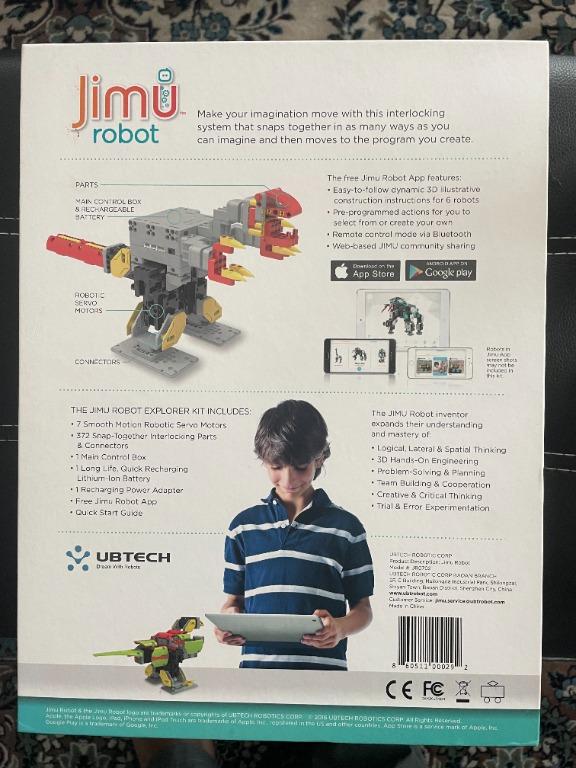 UBTECH - Jimu Trackbots - Kit Robot de Construction Motorisé Éducatif