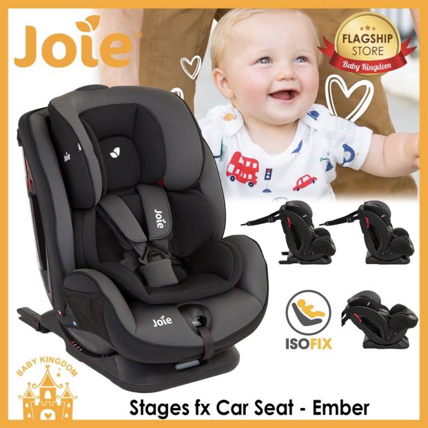 Joie Stages fx Car seat isofix, Babies & Kids, Going Out, Car Seats on