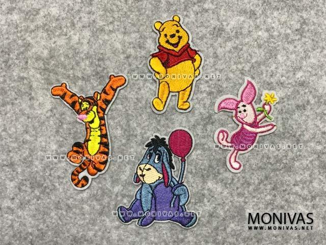 Jumping Tigger Embroidery Iron On Patch DIY Repairing Badge Decorations ...