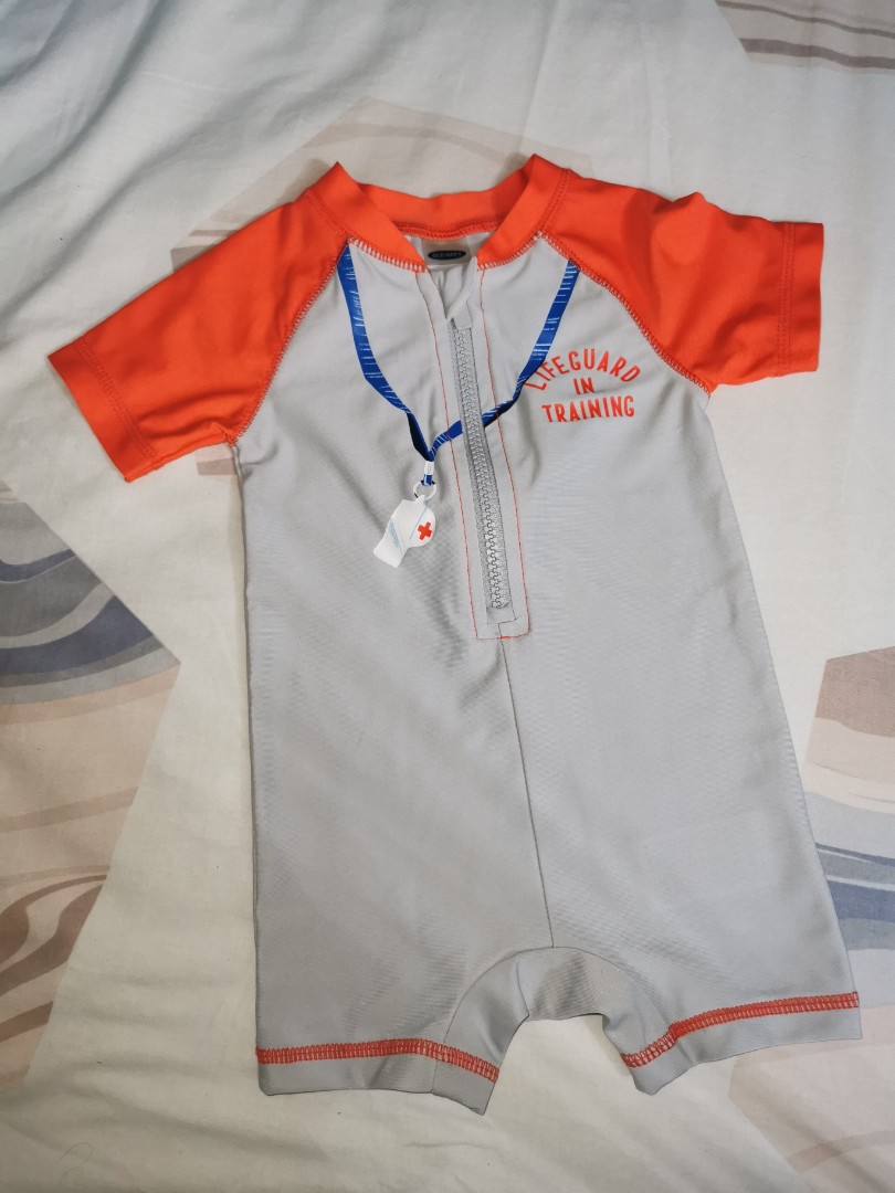 Kai Old Navy Rashguard onepiece, Babies & Kids, Babies & Kids Fashion