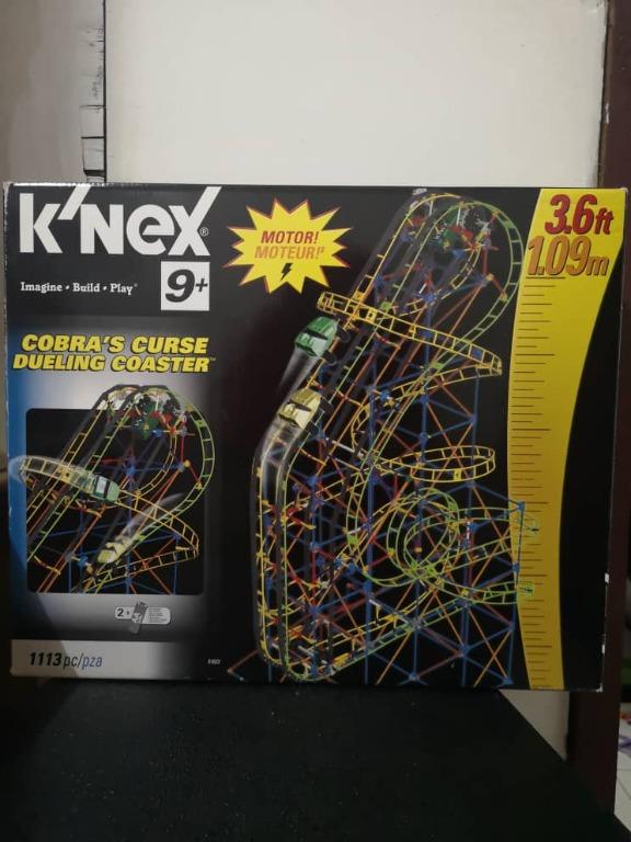 Knex cobra hotsell curse roller coaster