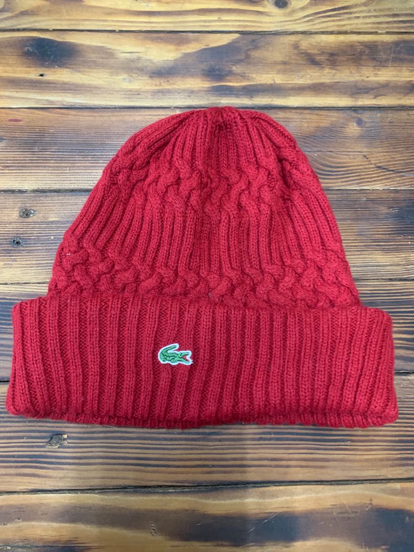 Lacoste Beanie Hat, Men's Fashion 