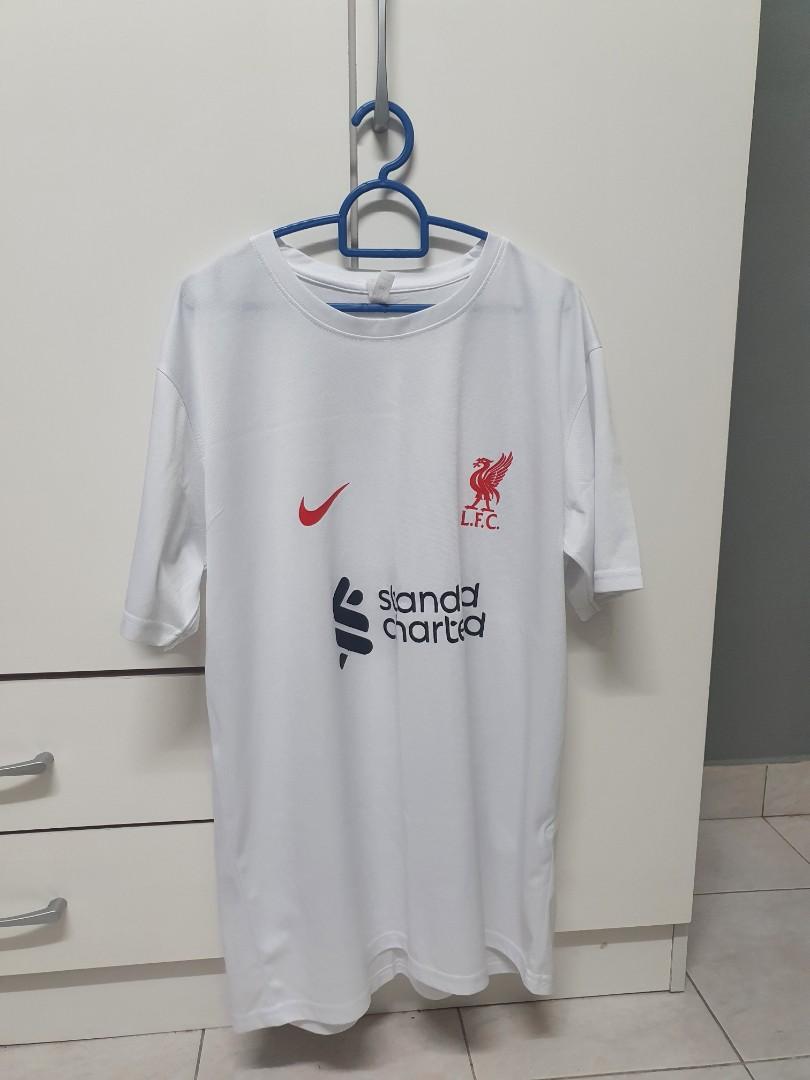 Liverpool white jersey hotsell