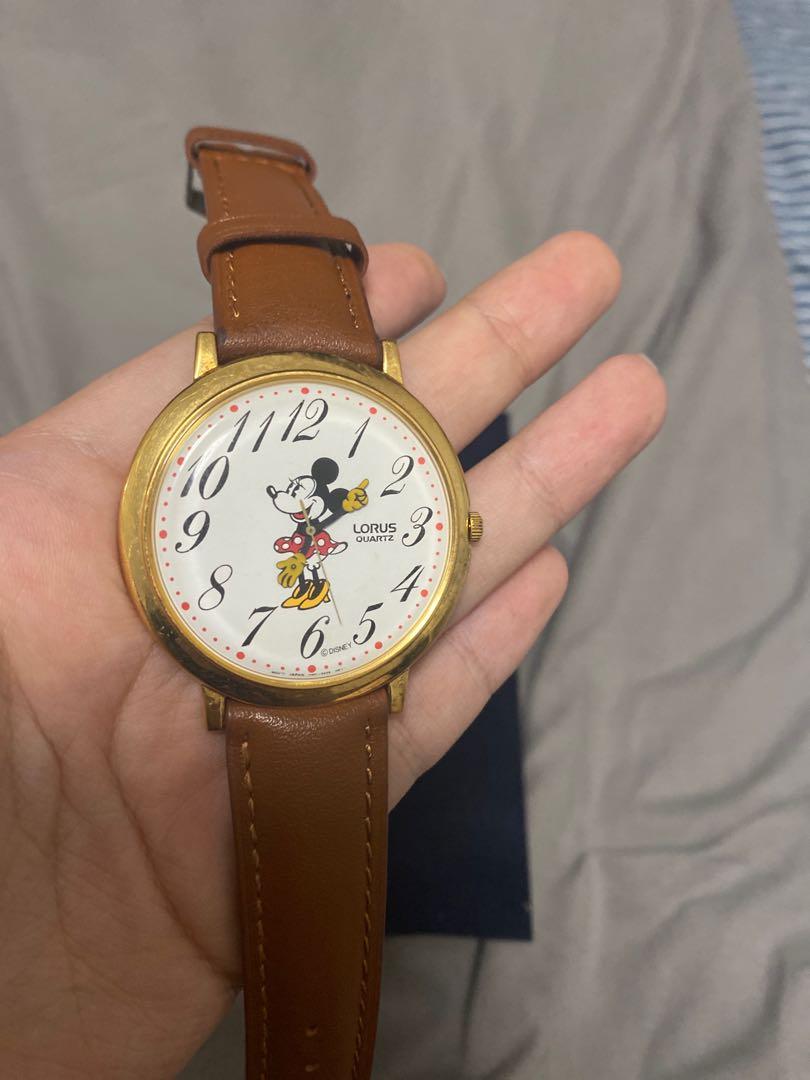Lorus Vintage Mickey Mouse Watch Luxury Watches on Carousell