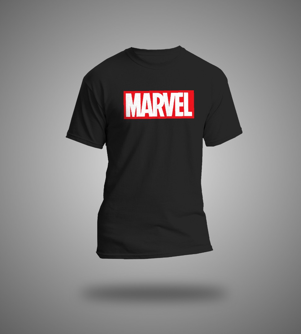 marvel logo shirts