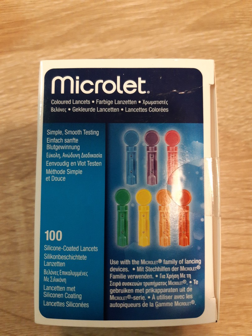 Microlet lancets (expires 2023 July), Health & Nutrition, Medical
