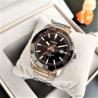 Montres Company 香港註冊公司(32年老店) 卡西歐 CASIO 黑水鬼 不鏽鋼錶帶 條字 黑銀色條字 MTPVD01 MTPVD01D MTP-VD01 MTP-VD01D MTP-VD01D-1 MTP-VD01D-1E2 廿三款色有現貨64227015745538110