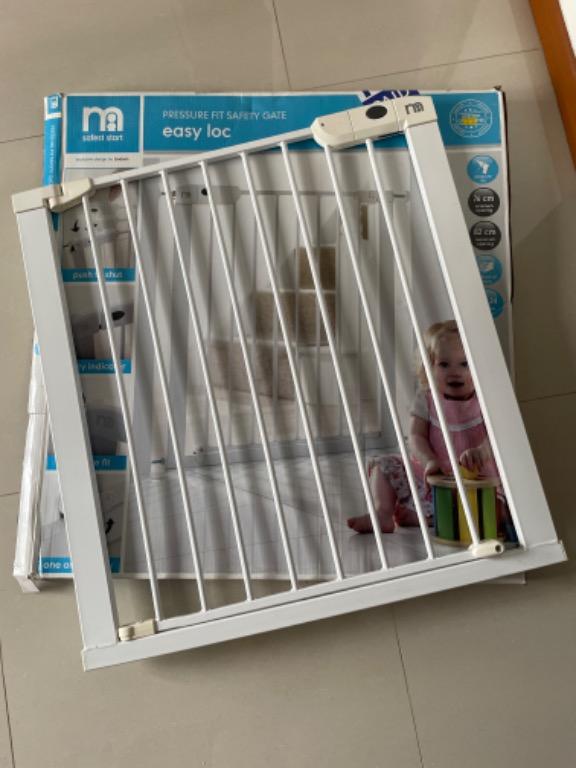 Mothercare Safest Start Easy Loc Pressure Safety Gate, Babies & Kids