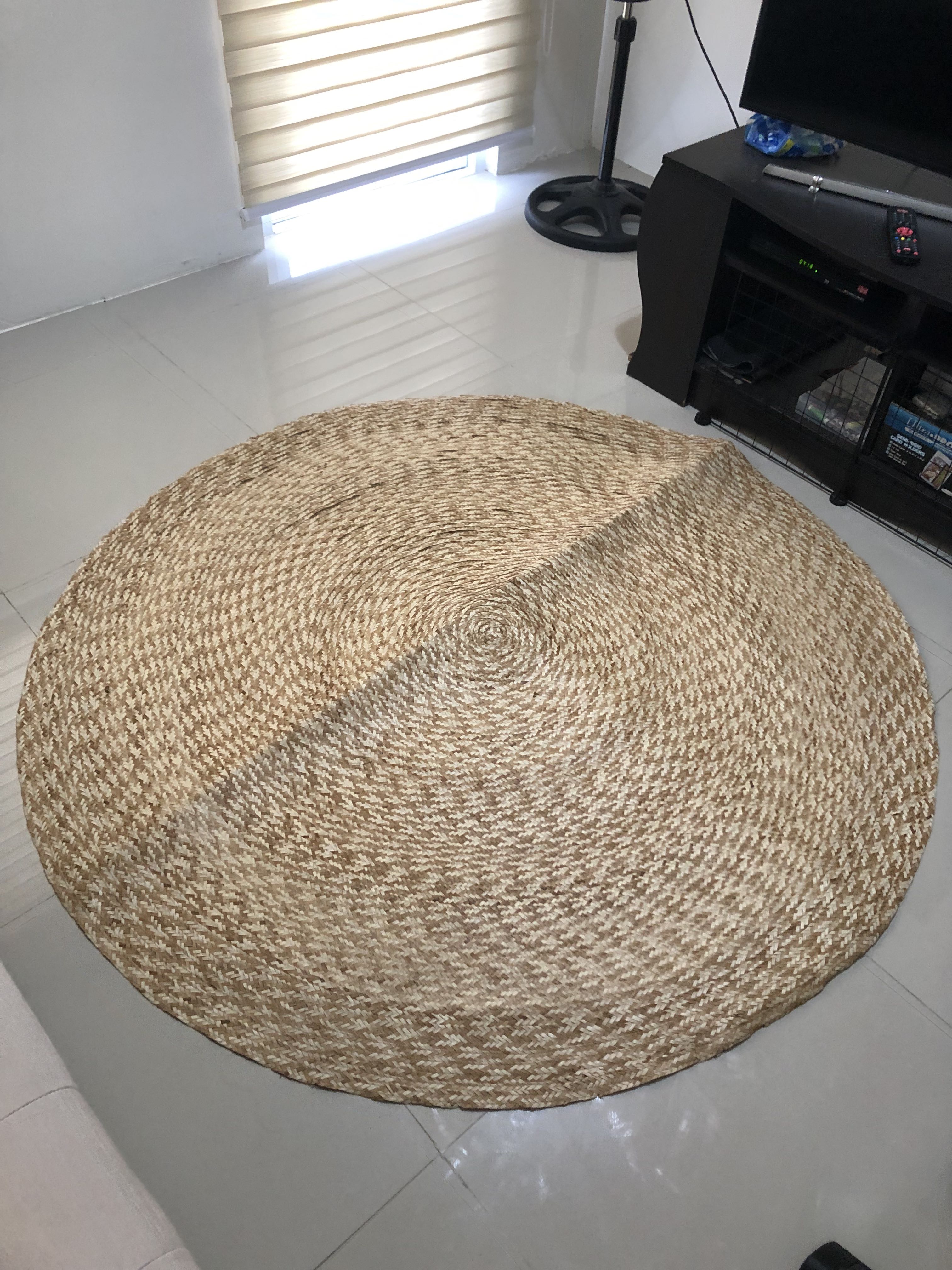 native buri mat, Furniture & Home Living, Home Decor, Carpets, Mats & Flooring on Carousell