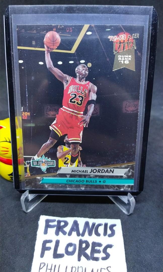 NBA Card MICHAEL JORDAN 216 DUNK RANK 16 FLEER ULTRA