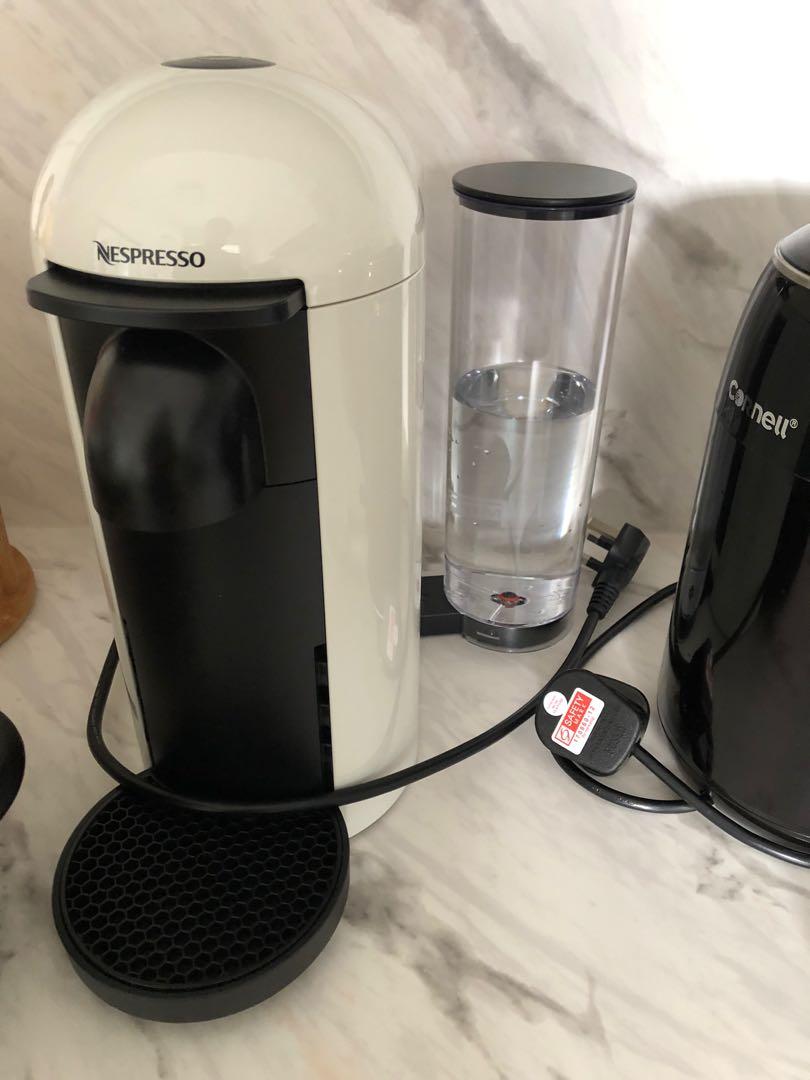 Nespresso VertuoPlus White, TV & Home Appliances, Kitchen Appliances
