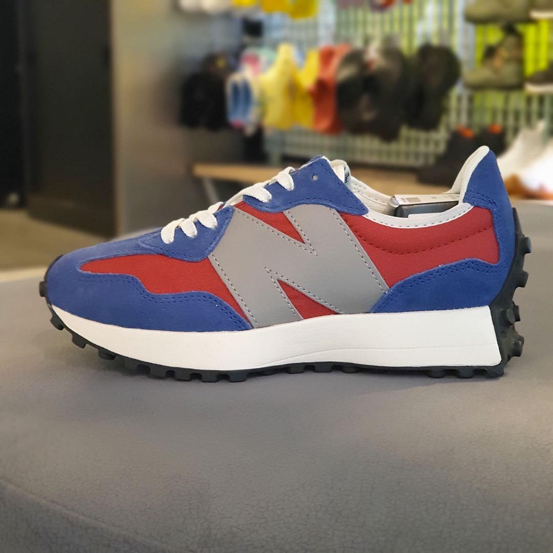 New Balance 327 WS327WA1 Blue Red Carousell