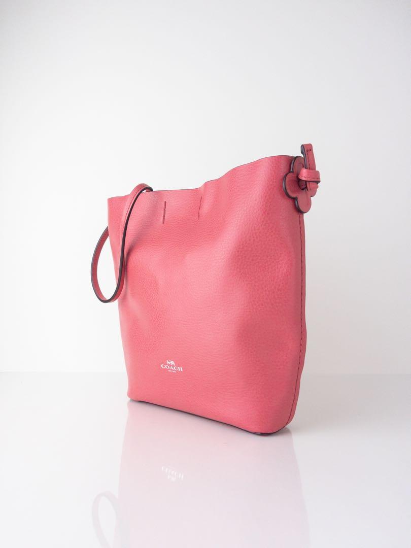 NEW COACH F58661 DERBY CROSSBODY STRAWBERRY BRIGHT RED DEFECTIVE Women s Fashion Bags Wallets Cross body Bags on Carousell