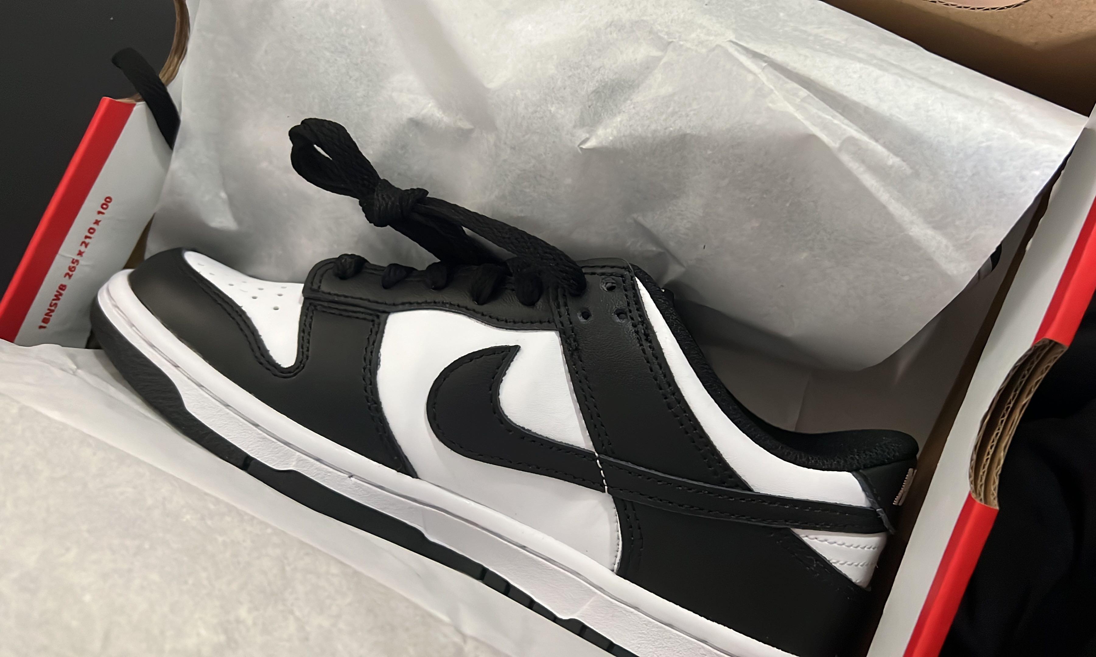 Nike Dunk Low Panda GS 5Y EUR 37.5 Women s Fashion Footwear Sneakers on Carousell