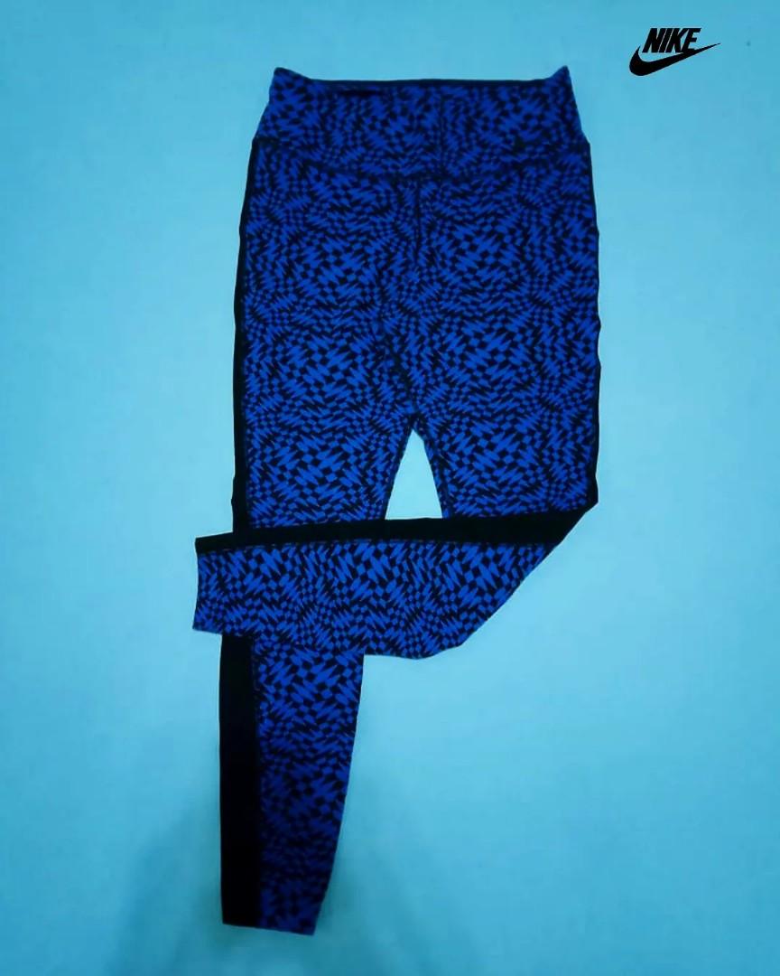 NIKE ORIGINAL LEGGING BLUE BLACK SPORT 
